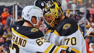 Korpisalo Stands Tall  Bruins Game 12 Recap [upl. by Karas]