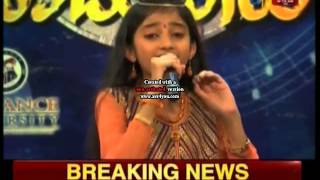 Sunidhi Ganesh Performance in YTH Finals 6th Song Nanagu Obba Geleya beku [upl. by Wanda]