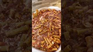 Baked ziti recipe shorts [upl. by Horvitz]