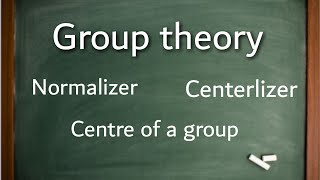 Normalizer centrelizer centre of group and partition with example in hindiurdu for mscbscbs [upl. by Ahsan]