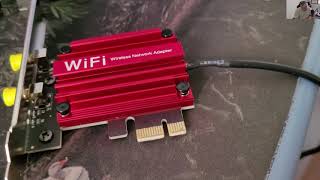 Fenvi AX1800 WIFI6 e BT5  Unboxing AliExpress [upl. by Pournaras382]