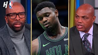 Chuck amp Kenny Smith calling out Zion Williamson 👀 [upl. by Atul]