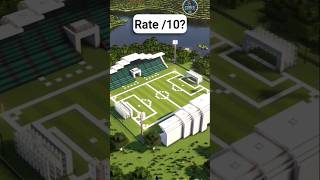 MINECRAFTIn Minecraft Build A Football⚽ Stadium🏟️Like And Subscribe To Channelshorts [upl. by Alekat652]