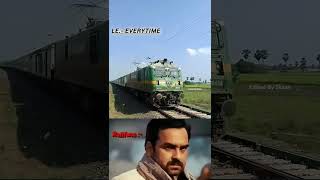 EVERYTIME WAG9 😅😅 RAILFANING railfans indianrailways railway indianrailwayhub shorts [upl. by Alios]