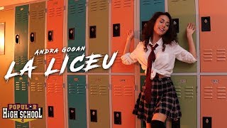 Andra Gogan  LA LICEU Official Music Video [upl. by Enyrb]