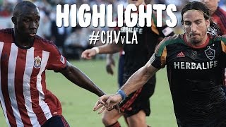 HIGHLIGHTS Chivas USA vs LA Galaxy  August 31 2014 [upl. by Sihon]