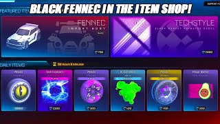 Black Fennec In The Rocket League Item Shop  Item Shop 102624 [upl. by Akcimehs957]