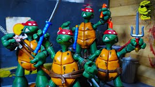 Giving TMNT Original Sketch Figures The Original Colors [upl. by Neerol]