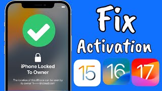 Fix iPhone Locked to Owner  How To Unlock iCloud Activation Without Computer  Fix Disable Apple iD [upl. by Glyn]