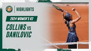 Collins vs Danilovic Round 2 Highlights  RolandGarros 2024 [upl. by Chrisse]