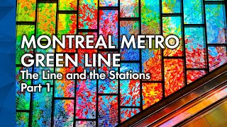 Montreal Metros Green Line Stations Overview Angrignon to SaintLaurent Part 1 of 2 [upl. by Sevein]