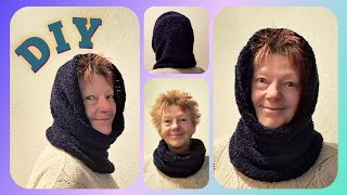 Kapuzen  Loop stricken • DIY  Julebuergerfee [upl. by Irik]