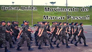 Como fazer Ordem Unida Aprenda a Executar o movimento de MARCAR PASSO [upl. by Artinad219]