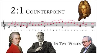 How to Compose 21 Counterpoint  Tonal Voice Leading 2 [upl. by Sill]