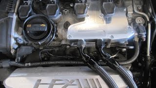 MKVI GTI CTS Turbo Oil Catch Can Kit Install [upl. by Filahk]