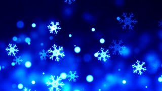 New Year Christmas Snow Background video  Footage  Screensaver [upl. by Fanya655]