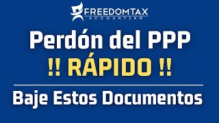 Rápido Perdón del Préstamo PPP A Través del Portal del SBA  Descargue Estos Documentos [upl. by Rockey952]