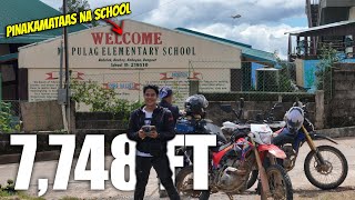 ANG PINAKAMATAAS NA MABABANG PAARALAN SA PILIPINAS  NAG MOTOR KAMI SA MT PULAG [upl. by Tace]