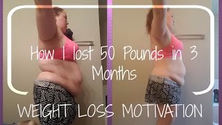 Weight Loss Motivation  How I Lost 50 pounds quickly [upl. by Phelgon860]