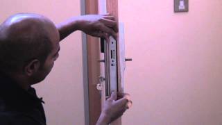 Using an Aperio Escutcheon with a DIN Nightlatch [upl. by Enileuqaj]