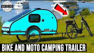 Top 10 Bicycle Campers and Motorcycle Caravan Trailers for Lightweight Travels [upl. by Galateah359]