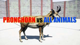 Far Cry 5 Arcade  Animal Fight White Tailed Deer  Pronghorn vs All Animals Battles [upl. by Bensen]