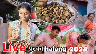 Live putka halang 2024  new santali vlog video  santali video 2024  sushil and Sushila vlogs [upl. by Gabby415]