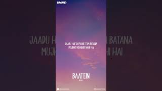 MITRAZ  Baatein Lyrics [upl. by Tice]