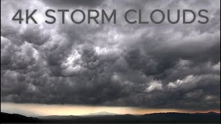 Storm Clouds 4K Footage Best Quality Stock Video [upl. by Fredia359]