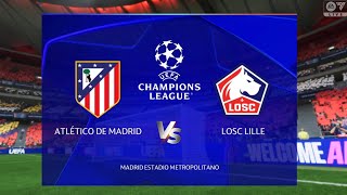 FC 25  Atlético Madrid vs Lille  UEFA Champions League 2425 Full Match Gameplay [upl. by Osnerol315]