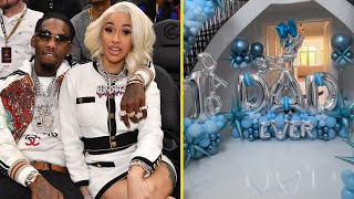 Inside Cardi Bs Wild Fathers Day Celebration For Offset 🎁❤️ [upl. by Duffie]