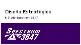 Diseño Estrategico Metodo Spectrum3847 [upl. by Rabiah822]