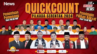 🔴LIVE  Quick Count Pilkada Serentak 2024  Rabu 27 November 2024 [upl. by Procter506]