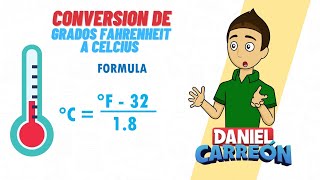 CONVERSIÓN DE GRADOS FAHRENHEIT A CELCIUS Super facil  para principiantes [upl. by Nairadas652]