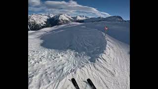 Sölden Giggijoch Nr 12  20  22 Schwarze Piste  Talabfahrt [upl. by Havens]