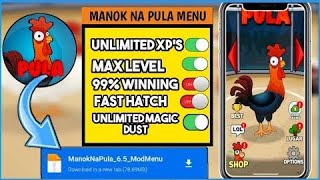 Manok Na Pula Mod Apk 65 Manok Na Pula Mod Menu 65 Unlimited Pera Dragon Eye Magic Dust [upl. by Ybrik838]