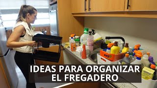 Como Organizar DEBAJO del FREGADERO ✨IDEAS de ORGANIZACIÓN ✨ [upl. by Niklaus892]