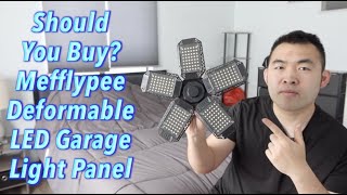 Should You Buy Mefflypee Deformable LED Garage Light Panel [upl. by Noitsirhc587]