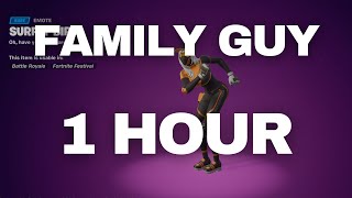 FAMILY GUY DANCE 1 HOUR  FORTNITE SURFIN BIRD [upl. by Anne601]