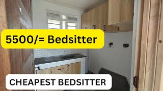 CHEAPEST BEDSITTER GOING FOR 5500 VERY AFFORDABLE HOUSE HUNTING EPISODE [upl. by Gabel]