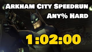 Batman Arkham City Speedrun Any Hard in 10200 [upl. by Aicetel]