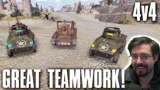 4v4  GREAT TEAMWORK  Company of Heroes 3 [upl. by Fiester]