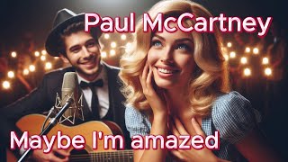 Paul McCartney Maybe Im Amazed karaoke [upl. by Giulia490]