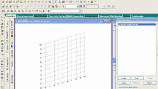 Exercise 1 Bentley STAADPro amp Structural Modeler for 2011 Student Steel Bridge Competition [upl. by Vastha]