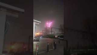 Fireworks near Asda or Lidl in the middle I guess [upl. by Radman86]