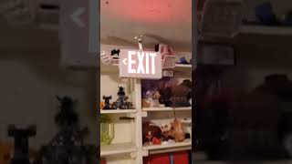 new series testing emergency lights exit singscombos in my house [upl. by Chute]