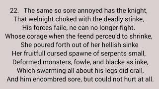 The Faerie Queene Book 1 Canto 1 Stanza 22 to 24 Epic Similies of Nile and Shepherd [upl. by Deering]