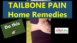 Tailbone Pain Relief Home Remedy Coccydynia shorts [upl. by Marlette699]