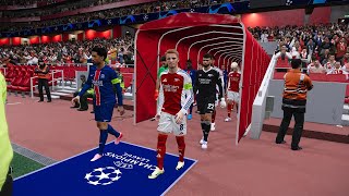 ARSENAL X PSG  Champions League 2024 ⚽ Efootball PES 2024 [upl. by Aicnom]