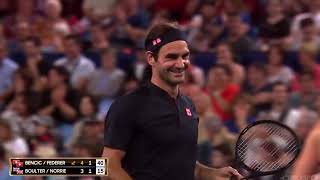 Gebuk Federer Bencic vs Norrie Boulter Hopman Cup 2018 Highlights HD [upl. by Tevlev]